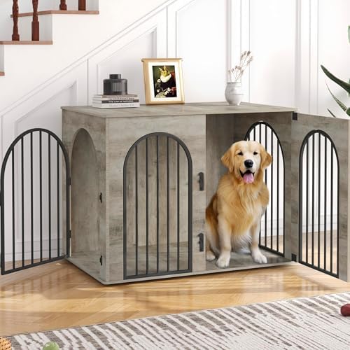 Hzuaneri 44.1'' Dog Crate Furniture, Dog Kennel Indoor by Hzuaneri