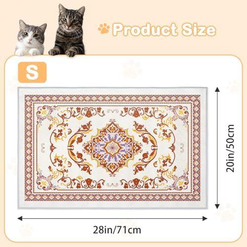 Washable Cat Litter Mat 28"x20" Waterproof Trapping Pad - Image 6