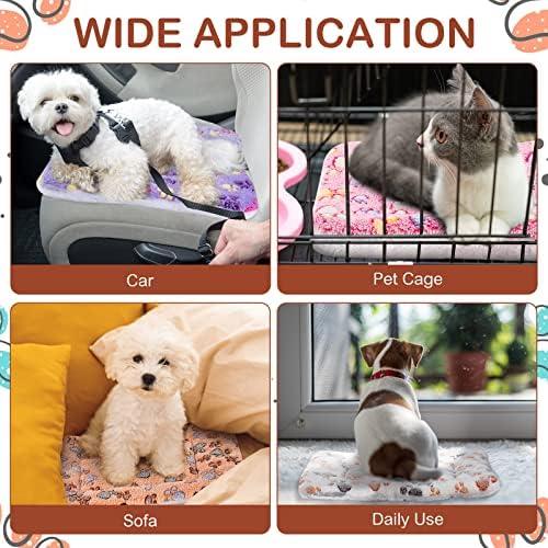 Haull 4 Pcs Waterproof Guinea Pig Bedding Mat, 13 x 18.5 - Image 3