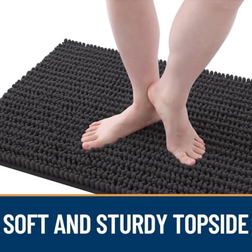 OLANLY Dog Door Mat for Muddy Paws 59x24, Ultra-Absorbent Chenille Mud Mat - Image 3