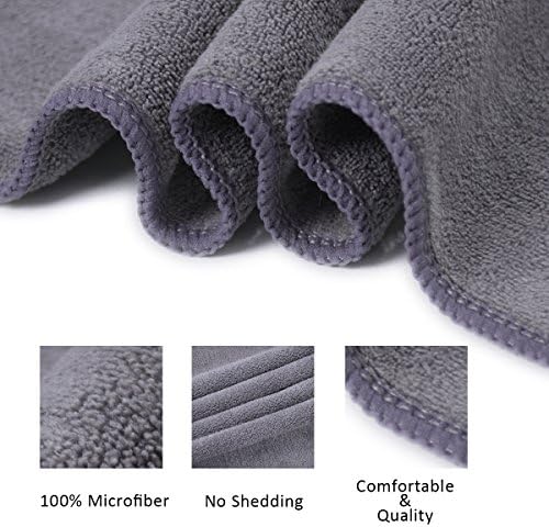 JML Microfiber Bath Towel Set, 6 Pack - Image 3