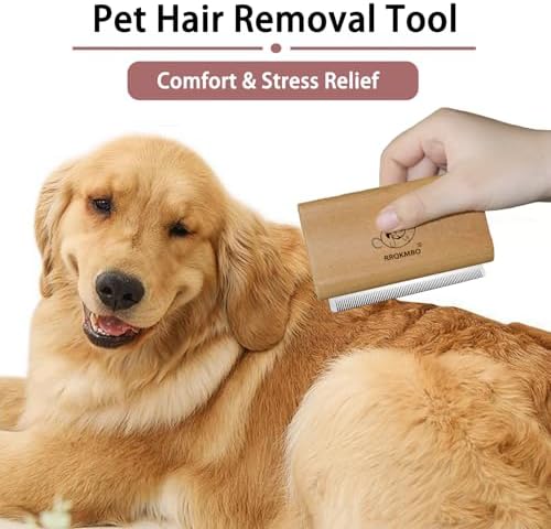 Premium Deshedding Dog Brush, Pet Deshedding Brush, Professional Cat Deshedding - Image 4