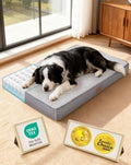 OhGeni Orthopedic Waterproof Med Large Dog Bed, Memory Foam, 35 inch by OhGeni