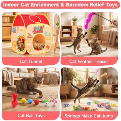 AILUKI 33PCS Cat Toys Variety Pack - Image 5