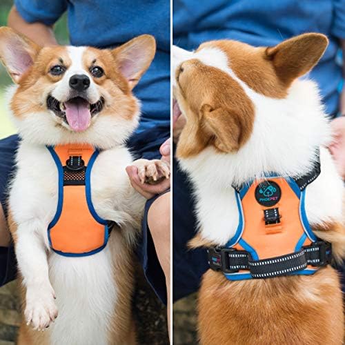 PHOEPET No Pull Dog Harness Medium Reflective Front Clip Vest - Image 7