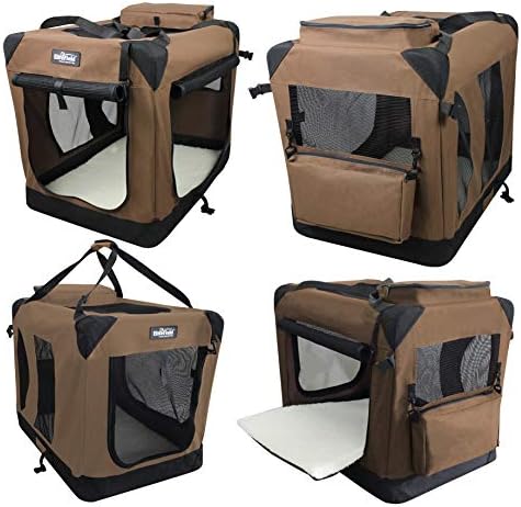 EliteField 3-Door Soft Dog Crate - Image 4