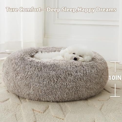 WNPETHOME Medium Round Calming Dog Bed Cat Bed - Image 3