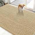 OLANLY Dog Door Mat for Muddy Paws 48x30, Ultra-Absorbent Chenille Mud Mat by OLANLY