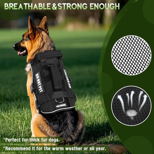 WINSEE Tactical Molle Vest Mesh Dog Harness - Image 2
