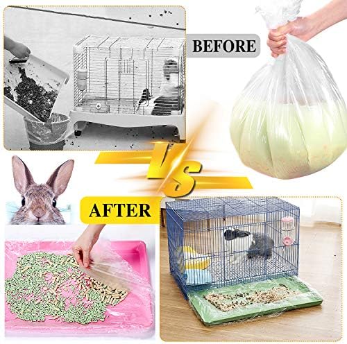 upcessory 50 pcs Disposable Cage Liners, Universal Toilet Film - Image 6