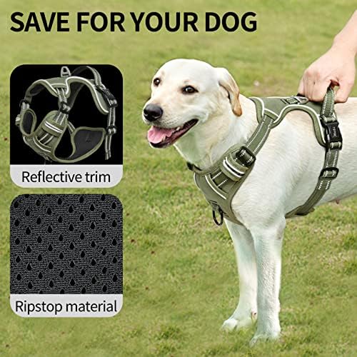 HEELE Dog Harness, No Pull Adjustable Padded Reflective Harness - Image 5