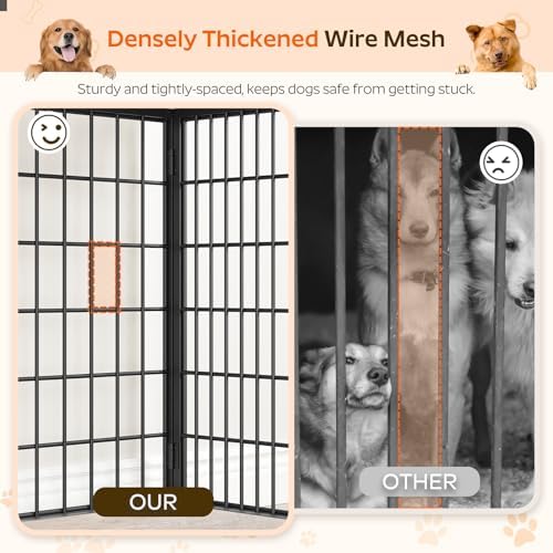YATINEY Foldable Dog Crate Furniture, Dog Crate - Image 7