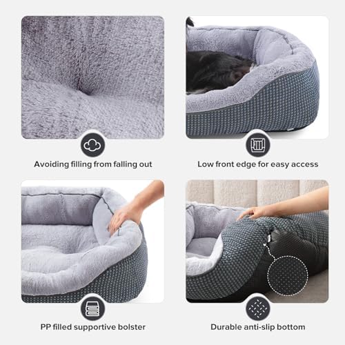 INVENHO Dog Bed Medium Size, Orthopedic Warming Soft Calming Sleeping Durable - Image 7