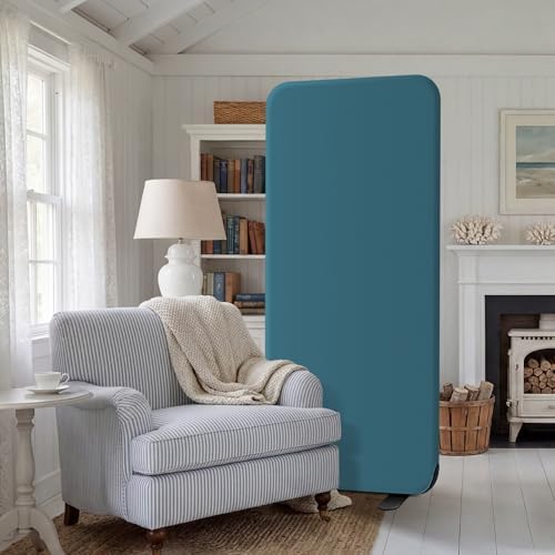 DECOLAB Freestanding Room Partition, Indoor Privacy Panel 29"x65" by DECOLAB