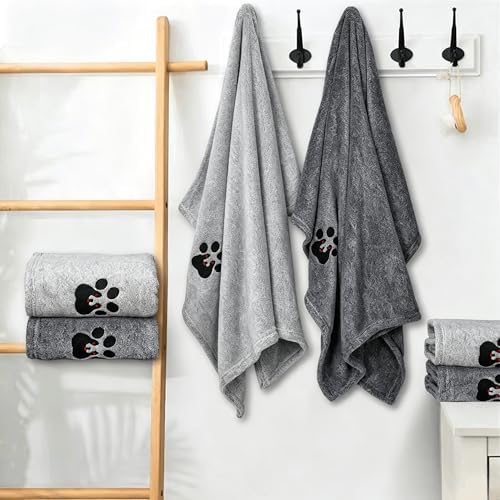 Dogvingpk Dog Towels for Drying Dogs 2 Pack - Image 2