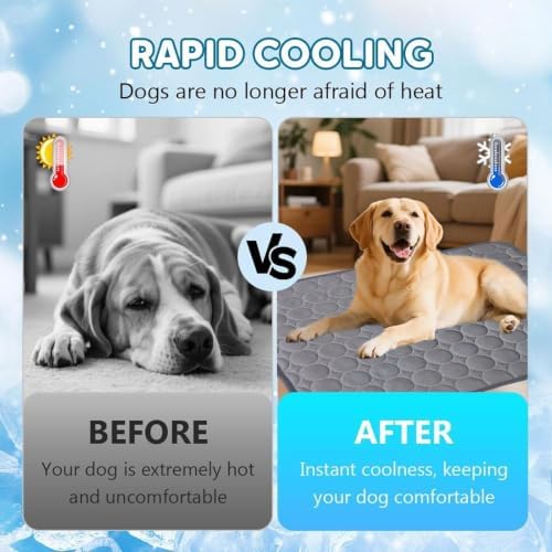 Cooling Dog Mat Extra Large, Portable Extended Cooling - Image 5