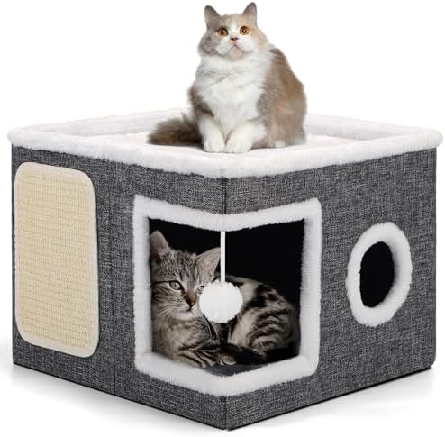 Shikha Cat House Bed for Indoor Cats by Shikha