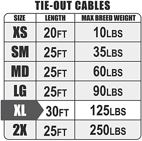 BV Dog Tie Out Cable 30 Feet - Image 5