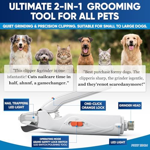 2-in-1 Dog & Cat Nail Clippers and Grinder - Image 3