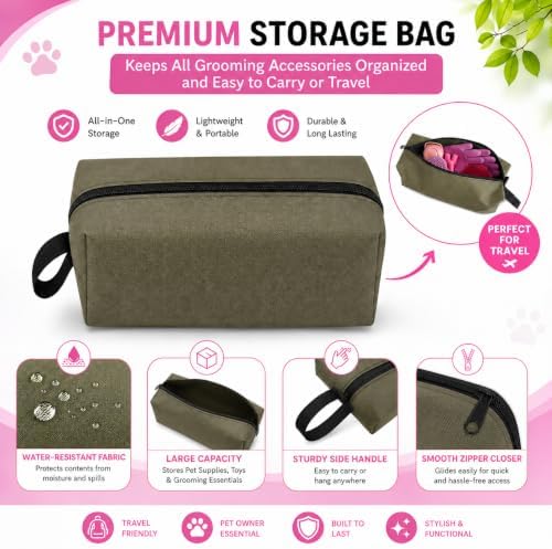 9PCS Pet Grooming & Bathing Kit - Image 2