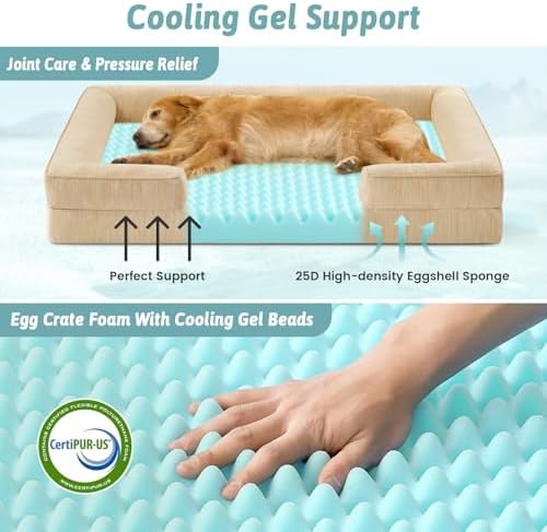 COZY KISS Orthopedic Dog Cooling Bed - Image 5