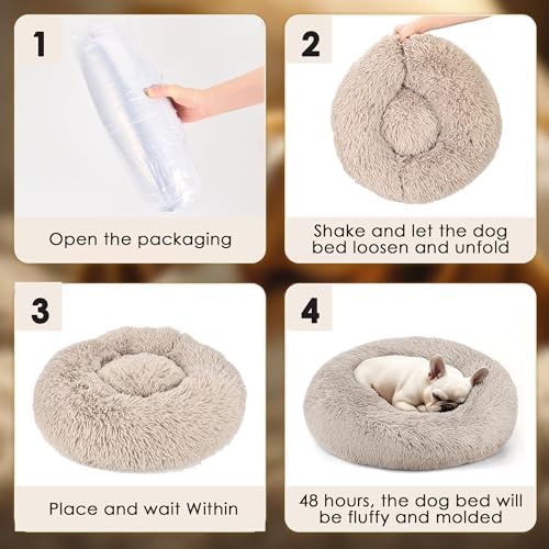 Extra Large Dog Beds, 36in Human Dog Anxiety Relief Comfort Bed - Image 6