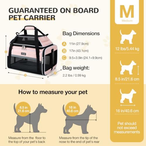 Lekereise Top-Expandable Pet Carrier 17x11x9.5 Inch Alaska Hawaiian Airline - Image 3