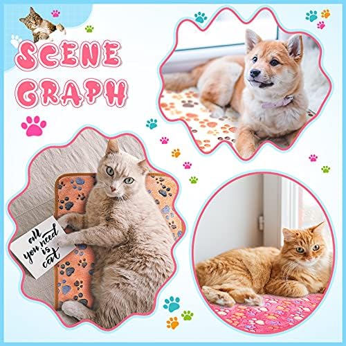 Tatuo 4 Pcs Fleece Dog Blankets - Image 2