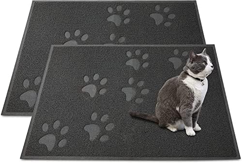 Andalus Large Cat Litter Mat, Non-Slip & Easy to Clean Cat Litter Box Mat by AndalusBrand