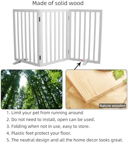 ZJSF Freestanding Indoor Dog Gate - Image 6