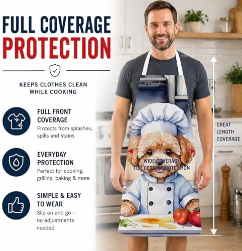 Caroline's Treasures Maltipoo The Chef Apron Cooking Kitchen Server Baking - Image 3