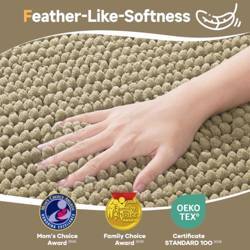 Ophanie Beige Door Mat Runner 48x30, Muddy Mats - Image 2