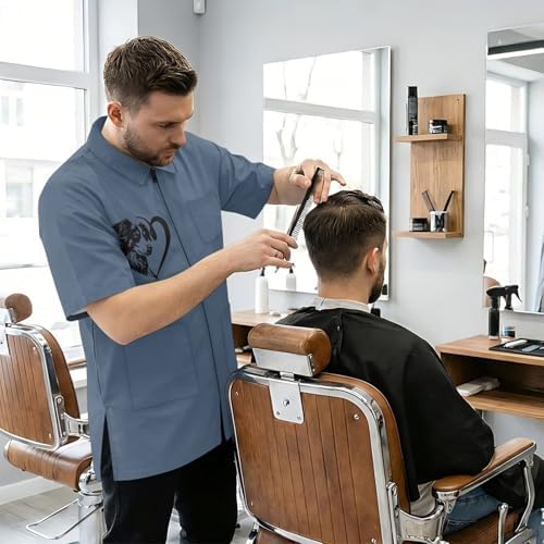 Men’s Pet Barber Jacket, Professional Design Water & Hair Proof - Image 3