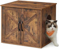Feandrea Cat Litter Box Enclosure, Indoor Pet House End Table by FeandreabySONGMICSHOME