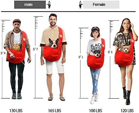 Tomkas Small Dog Cat Sling Carrier Puppy Purse Travel Wrap Soft Crossbody Pet - Image 7