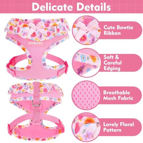 EXPAWLORER Step-in Dog Harness Small Sized and Leash Set - Image 4