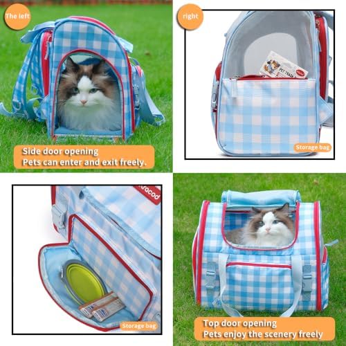 Pet Backpack Carrier for Small Dogs Medium Cats, Breathable and Collapsible - Image 3