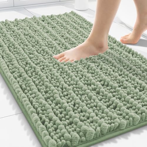 Smiry Bathroom Rugs Mat 30x20, Extra Soft Absorbent Chenille Bath Rugs by Smiry