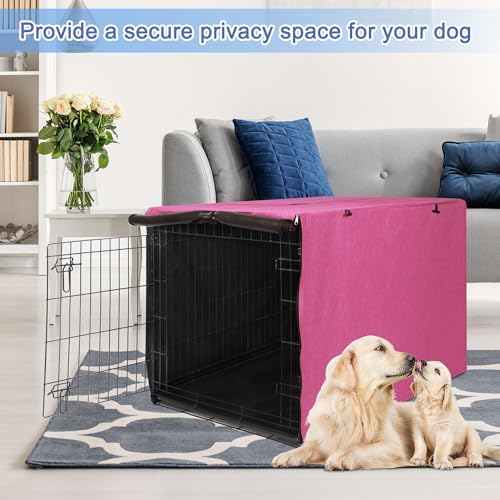 Deblue Dog Crate Cover, Durable Polyester Indoor Pet Kennel Cover - Image 4