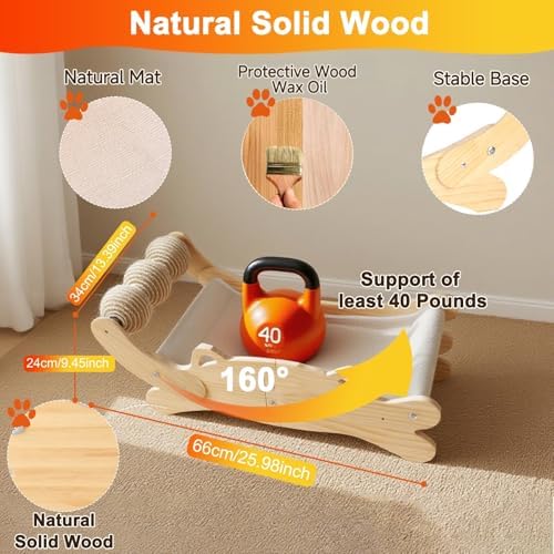 Cat Scratcher Bed, Heavy Duty Sisal Cat Scratching Post - Image 3