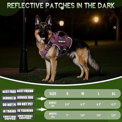 WINSEE Tactical Molle Vest Mesh Dog Harness - Image 6