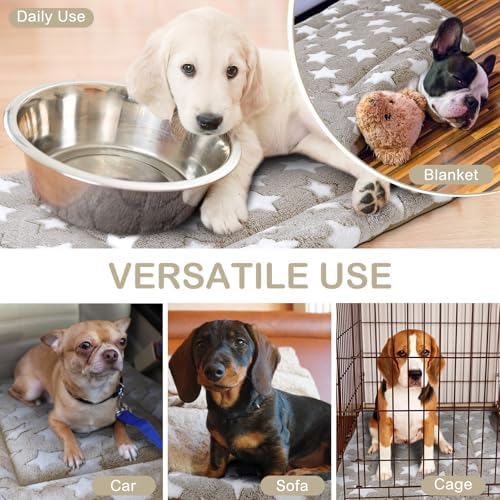 VitalCozy 4 Pcs Dog Crate Pads Soft Warm - Image 4