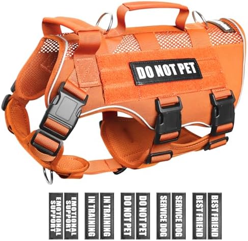 WINSEE Tactical Molle Vest Mesh Dog Harness by WINSEE