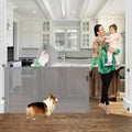 Upgraded 60" Wide Retractable Dog Gate by BabyPetSafetyGate