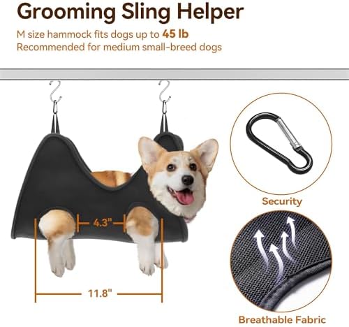 Dog Grooming Table with Arm, 35.5"L×23.6"W Tabletop - Image 3