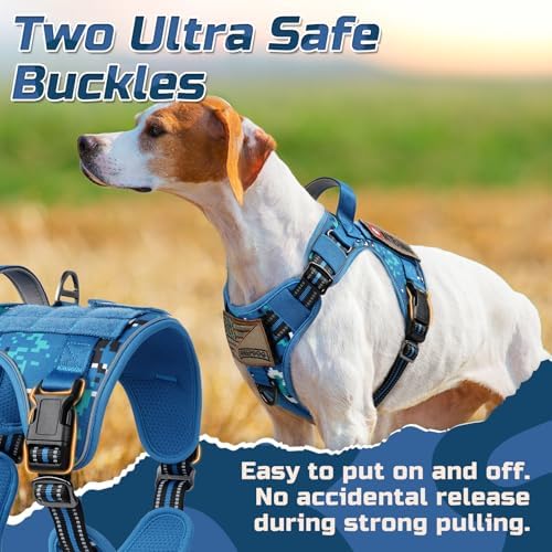 rabbitgoo Tactical Dog Harness for Medium, No Pull Military Service Vest - Image 3