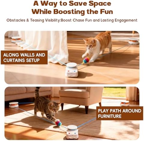 Interactive Cat Toy for Indoor Cat, Automatic Treadmill for Exercise - Image 4