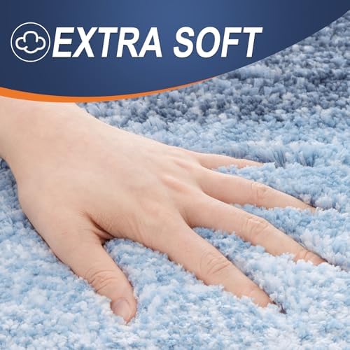 OLANLY Bathroom Runner Rug 47x17, Extra Soft Absorbent Microfiber Bath Rugs - Image 2