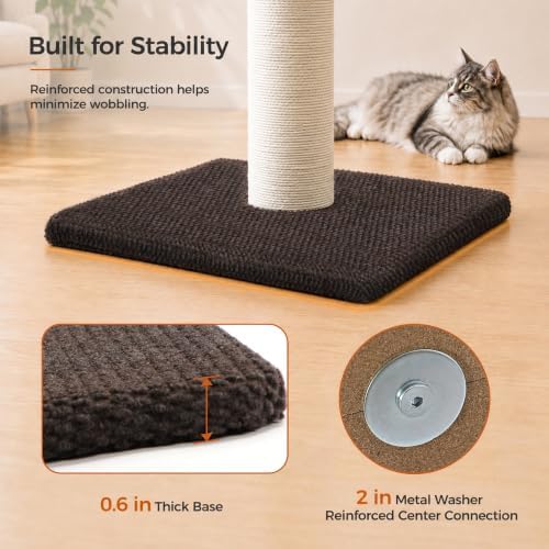 Made4Pets Tall Cat Scratching Post - Image 3