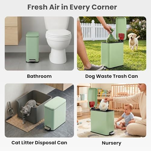 iTouchless 3 Gallon Cat Litter Waste Bin - Image 7